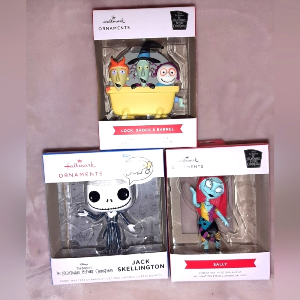 Disney The Nightmare Before Christmas Hallmark Ornament Set